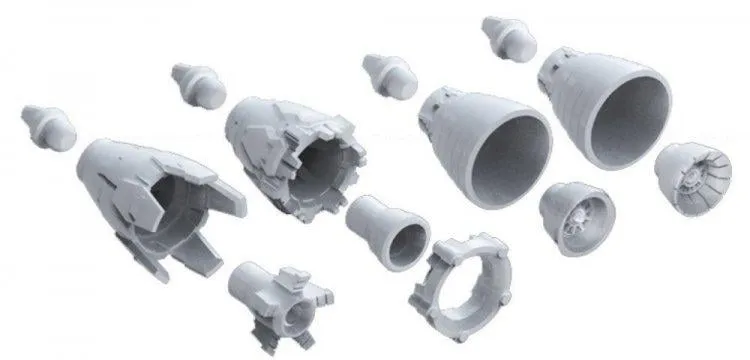 GUNDAM -  Builders Parts HD 1/144 MS Vernier 01 - Model Kit